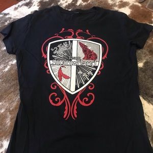 Twilight Saga original 2010 Team Switzerland womens t shirt size Medium